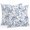 MidNightBlue, variant on Throw Pillow Covers 24x24 Inch Set of 2, Blue Botanical Waterproof Outdoor Pillow Covers, Vintage Botanical Birds Decorative Cushion Pillowcases for Couch, Sofa, Bed, Garden, Patio