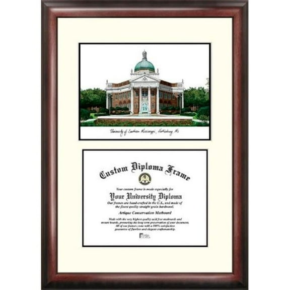 Campusimages MS998LV Southern Mississippi Legacy Scholar Diploma Frame