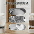thumbnail image 6 of Nomipaw Automatic Cat Feeder and Food Dispenser 1 Gallon Gravity Pet Feeder Cat Dog Bowls for Water and Food 2Pcs, 6 of 7