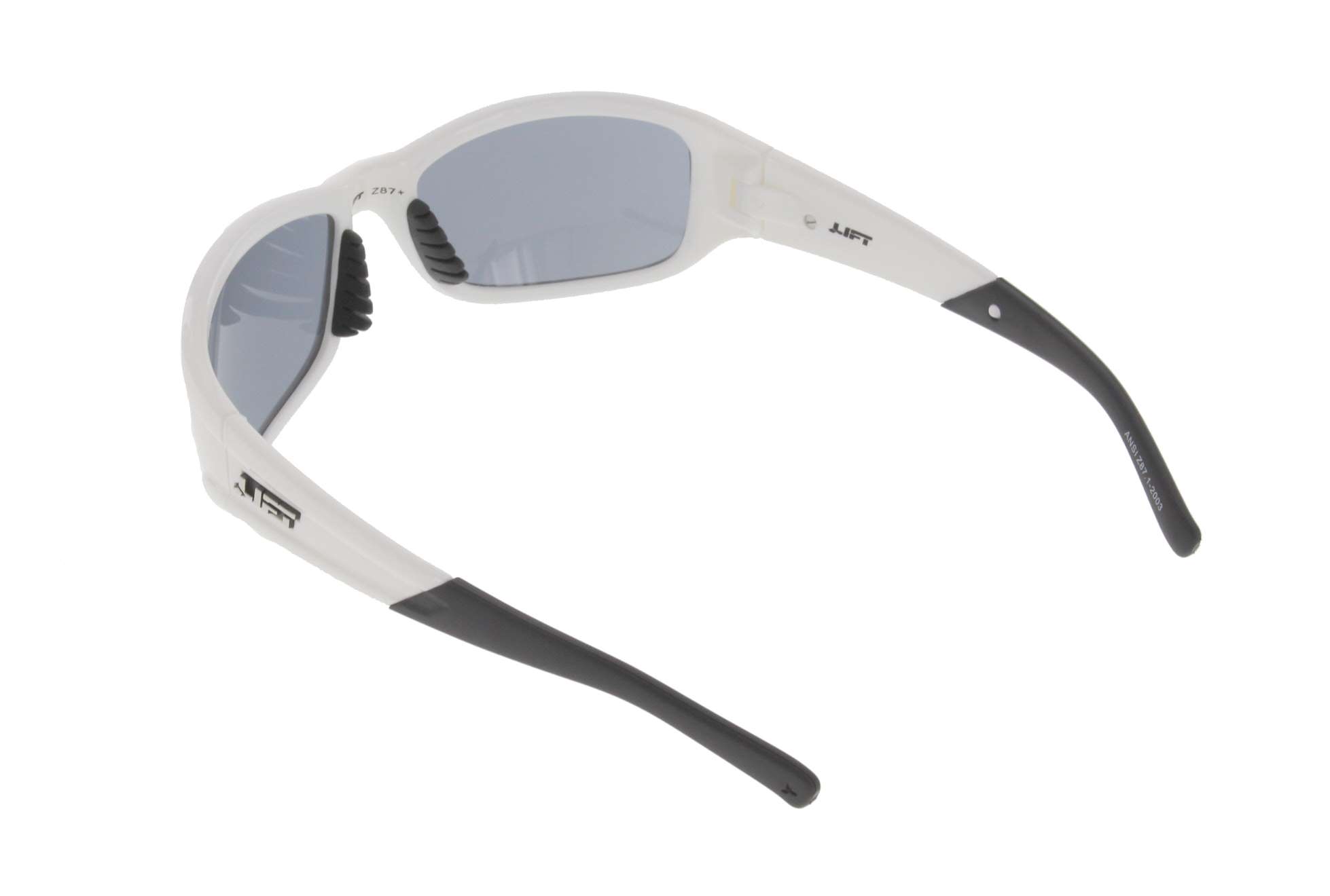 LIFT ALIAS WHITE SAFTEY GLASSES (SMOKE)