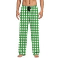thumbnail image 4 of purcolt Mens Plaid Pajama Pants Drawstring Elastic Waist Lightweight Sleep Pants Lounge Pants Sleepwear PJ Bottoms with Pockets, 4 of 7