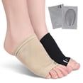 thumbnail image 2 of Jinswick 1 Dual Arch Support, Plantar Fasciitis Relief, Compression Arch Support Sleeve with Built-in Gel Pads, Flat Foot Support, Foot Pain Relief, Collapsed Arch Pain Problems for Men and Women, 2 of 9