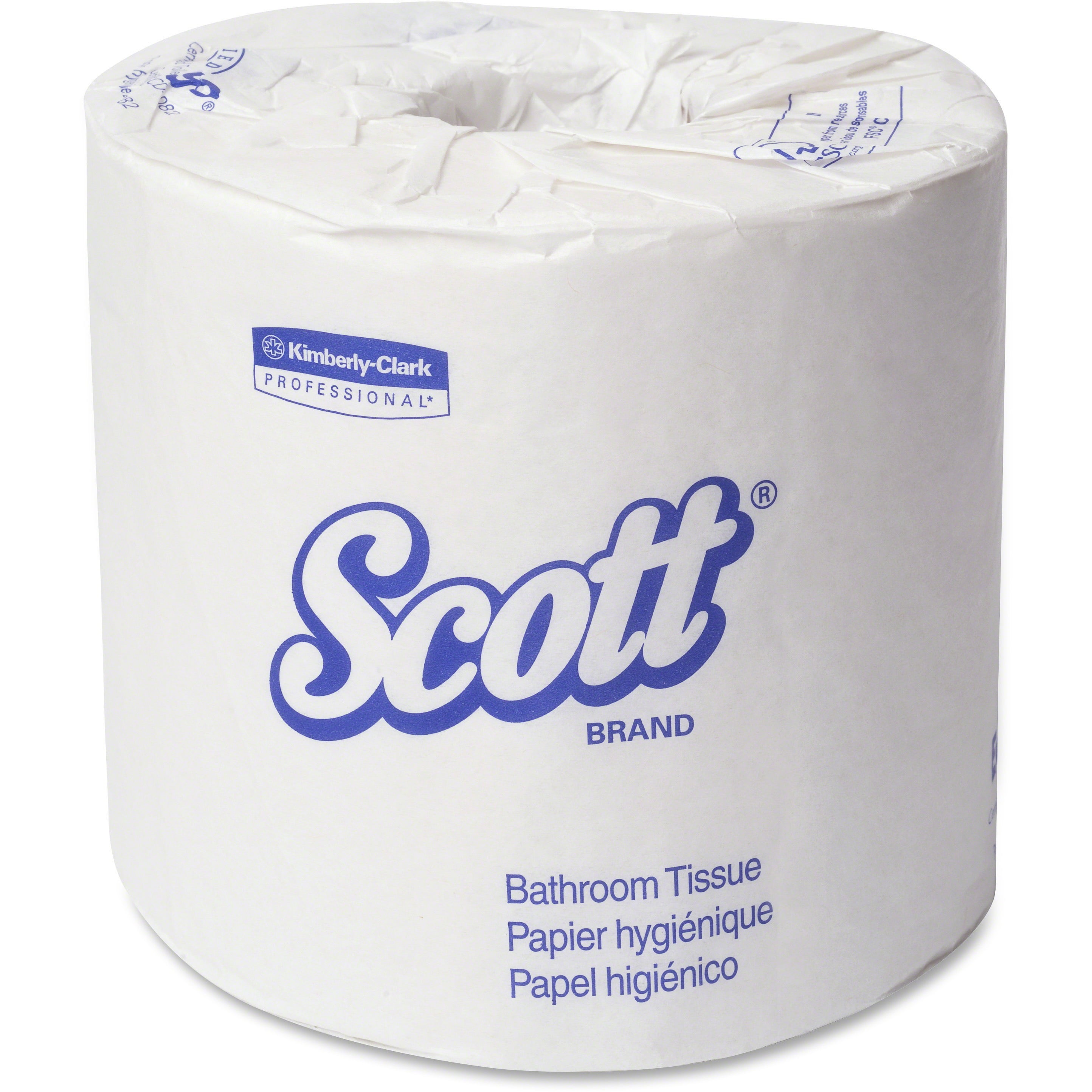 Scott Standard Roll Bathroom Tissue, White, 80 / Carton (Quantity ...