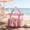 Pink-B, variant on Mesh Beach Tote Bag Multi Pocket Swim Bag Shower Caddy Large Capacity Beach Organizer for Beach Pool Gym Travel Outdoor