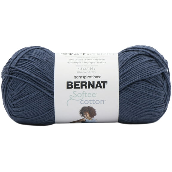 Bernat Softee Cotton Yarn-Seaside Blue