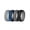 Pack J: Black-Grey, Grey-Black, DarkBlue,Black, Grey-SkyBlue, variant on ThunderFit Men's Air Groove Silicone Wedding Band, Comfort Fit Rubber Ring, 7.8mm Wide, 1.8mm Thick, Variety Multipack 4-7