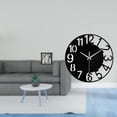 thumbnail image 2 of Reloj despertador digital,Reloj despertador digital de pared con pantalla de 8,6 pulgadas,Reloj de pared grande,Reloj de pared acrílico silencioso y moderno,Reloj de pared grande para, 2 of 8