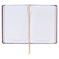 thumbnail image 4 of Christian Art Gifts Classic Journal Bless You & Keep You Num. 6:24-26 Inspirational Scripture Notebook, Ribbon Marker, Purple Faux Leather Flexcover, 336 Ruled Pages, 4 of 4
