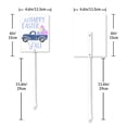 thumbnail image 5 of Eveokoki Easter Yard Signs Decorations Outdoor Happy Easter Y'all Yard Stake Signs Easter Lawn Décor for Easter Hunt Game, Party Supplies DÈcor, Easter Props 17.6", 5 of 5