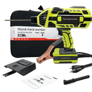 Portable Welder Machine 110V ARC Handheld Welder IGBT Inverter Welding Gun