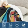 thumbnail image 4 of Yayeee Throw Blanket for Couch Soft Warm 50" x 60" Sofa Chair Bed Decoration, Black, 4 of 7