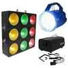 Chauvet DJ CORE 3x3 COB LED Pixel Mapping/Wash Panel Light+Strobe+Fog Machine