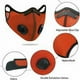 thumbnail image 5 of 4 Mascarillas Antipolvo Deportivas + 12 Filtros de Carbón Activado, Reutilizables, Transpirables, Actividades al Aire Libre, Carpintería, Cortar y Caminar, Ciclismo Naranja, 5 of 5