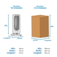 thumbnail image 4 of Calefactor Atvio de Torre de Ceramica 86 cm de Altura Dorado, 4 of 5