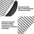 thumbnail image 3 of Large Crinkle Cutter 1 Pcs French Fry Cutter Stainless Steel Crinkle Potato Cutter Wavy Chopper Wavy Slicer Crinkle Cutting Chopping Tools with Handle for Kitchen Waffle Carrot Fruit,Black, 3 of 8