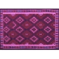 thumbnail image 1 of Ahgly Company Indoor Rectangle Oriental Purple Traditional Area Rugs, 4' x 6', 1 of 4
