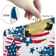 thumbnail image 4 of FMSHPON American Flag Stars Clipboard Hardboard Wood Nursing Clip Board and Pull for Standard A4 Letter 13x9 inches, 4 of 5