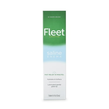 Fleet Ready-to-Use Enema, Pre-Filled Saline Bottle, 4.5 oz., 1 Ct
