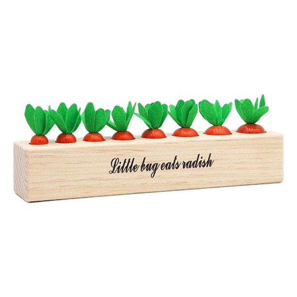 Juguete de madera ños pequeños de 1 2 3 años de edad-juguetes Montessori de desarrollo ños y niñas, juguetes educativos de de - Zanahorias sólo zanahorias zanahorias Sunnimix cubo de clasificación de forma