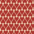 thumbnail image 1 of Ahgly Company Machine Washable Indoor Square Transitional Red Area Rugs, 5' Square, 1 of 7