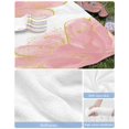thumbnail image 6 of Pink Gold Beach Towels Oversized Super Absorbent,Boho Modern Abstract Minimalist Aesthetic Flower Lightweight Bath Towel Quick Dry Sets For Bathroom/Pool/Rv Camping/Beach Play/Gym Room/Picnic 31"x62", 6 of 8