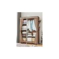 thumbnail image 2 of Portable Closet, Space-saving Wardrobe with Foldable Design, Easy Assembly, Spacious Storage For Your Wardrobe, Water-resistant Non-woven Fabric, For Bedroom And Cloakroom, 2 of 4