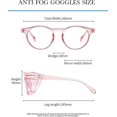 thumbnail image 4 of Safety Glasses Square Round Goggles Anti Fog Anti Pollen Blue Light Blocking Glasses For Men Women, 4 of 4