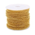 thumbnail image 1 of Cadenas de collar de 30 pies para joyas, cadena de 3 mm para , Oro Sunnimix Cadenas de collar, 1 of 8