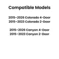 Heated Back Manual Slider Window Back Glass Compatible with Chevrolet ...