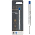 thumbnail image 1 of Cartuchos de recarga de tinta para pluma estilográfica Parker QUINK Long Blue, 1 of 8