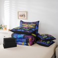 thumbnail image 4 of Erosebridal Gold Dragonfly Bedding Sets Full Size, Romantic Rose Comforter Sets with Sheets, Adult, Reversible 7 Pieces, 4 of 5