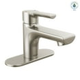 thumbnail image 7 of Flute Single-Handle Single-Hole Bathroom Faucet with Deckplate Included in Brushed Nickel, 7 of 7