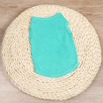 thumbnail image 4 of Dog Shirt Pet Clothing Costume Blank Clothes, Cotton Doggy Shirts Soft and Breathable Outfits - Green, 4 of 5