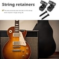 thumbnail image 4 of Sonducket Retenedores de cuerdas de rodillos para guitarra, guías de cuerdas de acero para guitarra eléctrica, accesorio para instrumentos musicales, 2 Accesorios para instrumentos musicales negro Sonducket OD000269-02B, 4 of 6