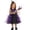 Purple, variant on Toddler Girls Sleeveless Tutu Dresses Witch Dress Witch Halloween Party Clothes Halloween Outfit Girls Size 1-4 Years