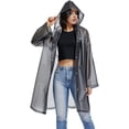 thumbnail image 1 of Poncho impermeable transparente para lluvia, accesorios para lluvia para hombres y mujeres, capa impermeable, chaqueta impermeable para senderismo, ciclismo, camping y viajes, 1 of 6