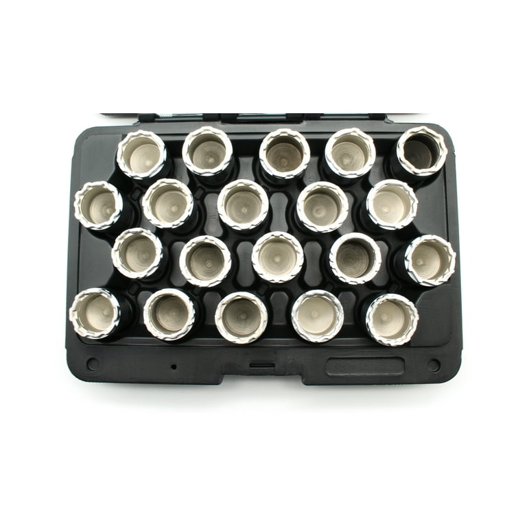 TMAX 20pc Anti-Theft Wheel Lug Nut Removal Socket Key