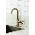 thumbnail image 2 of Kingston Brass KSD8503NX Hamilton Single-Handle Bar Faucet, Antique Brass, 2 of 6