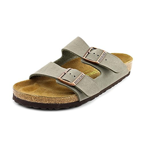 Birkenstock Unisex Arizona Sandal,Stone Birkibuc,43 M EU