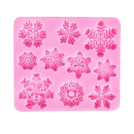 

Jophufed Kitchen Gadgets Christmas Clearance deals Christmas Baking Mold DIY Snowflake Fondant Chocolate Silicone Mold Cake Decoration Tools Kitchen Baking Tools on Clearance