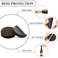 thumbnail image 3 of Protectores de fieltro para muebles Yelanon, 56 piezas, marrón, 3 of 7
