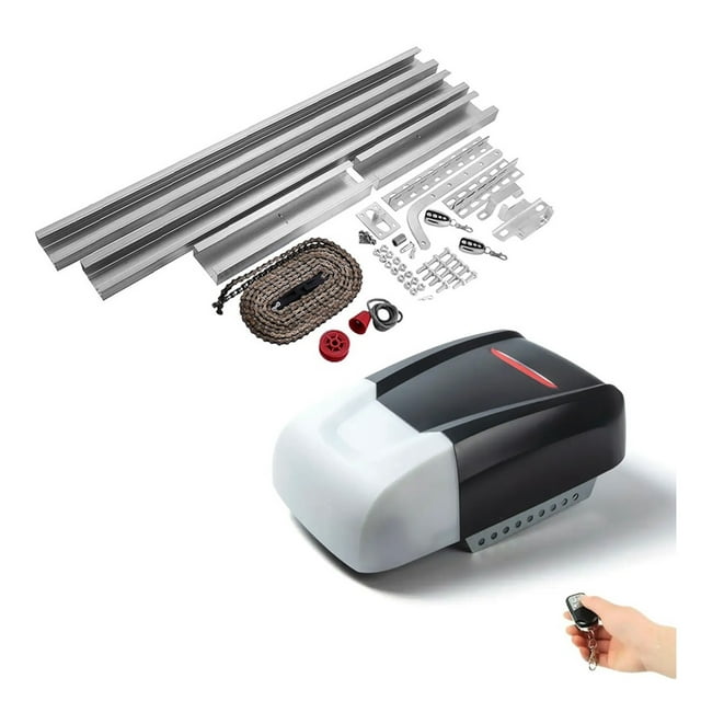 Entraînement par Chaîne Levage Rapide Télécommande et Contrôle à Batterie Universel Intelligent Automatique Ouvre-Moteur de Porte de Garage Sectionnel, Longue Durée
