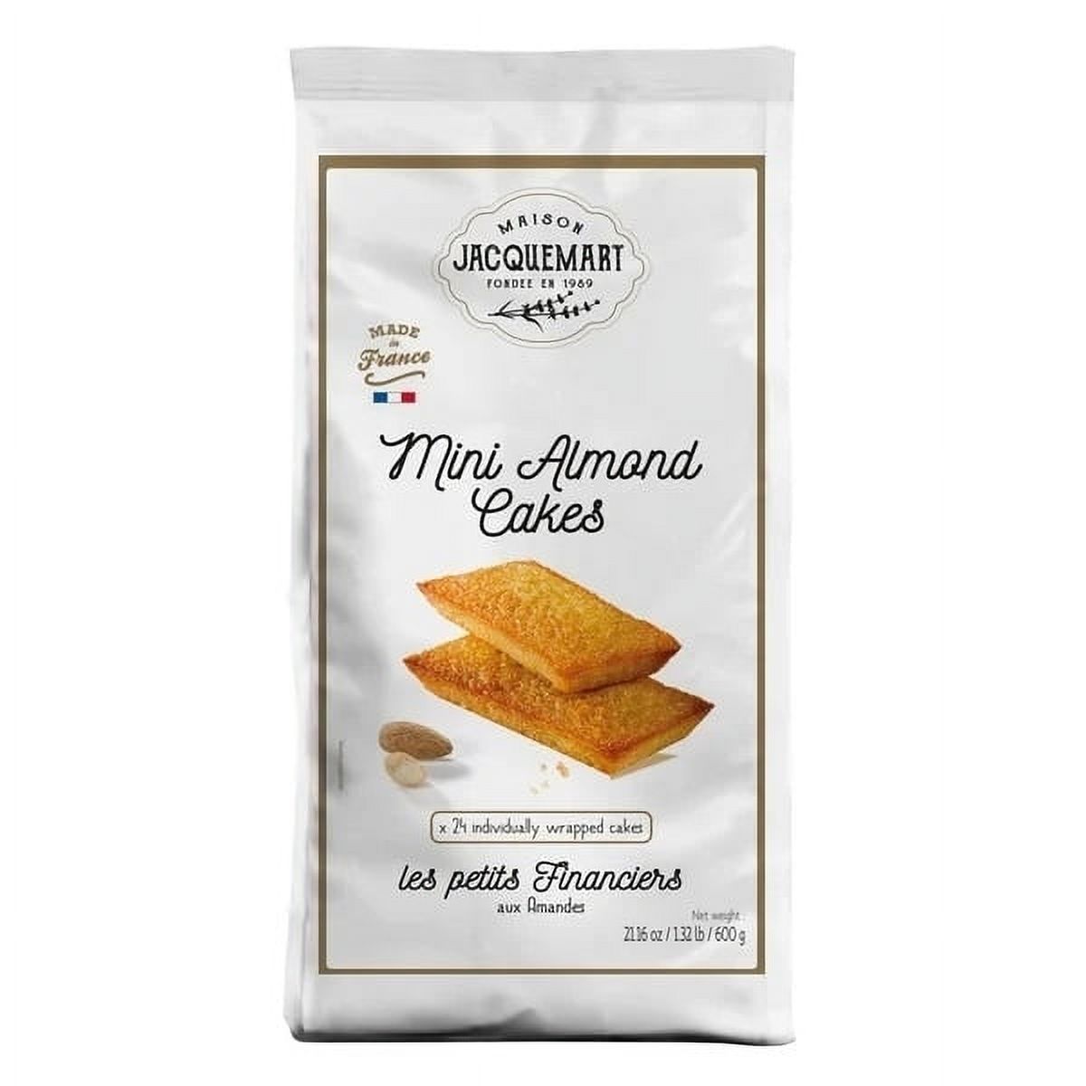 Maison Jaquemart Mini Almond Cakes Les Petits Financiers 21.16 Ounce (24 Count) - image 2 of 4