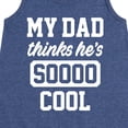 thumbnail image 3 of Instant Message - Cool Dad He Thinks - Toddler & Youth Girls A-line Dress, 3 of 6