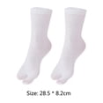 thumbnail image 5 of Calcetines Zuecos Unisex Separación Dedos Lavables para Uso Diario () Blanco, 5 of 5