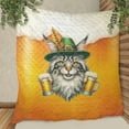 thumbnail image 3 of Best Maine Coon Dad Proud Beer Lover Happy Oktoberfest Quilt Blanket Cat Lover Kitten Owner Gifts Cozy Comforter Throw Blanket - 02016, 3 of 5