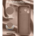thumbnail image 4 of FANGQIULI Magnetic for iPhone 17 Pro Case,Classic Liquid Silicone Mobile Phone Case,Integrated Camera Control Button,Anti-Scratch Microfiber Lining, 4 of 5