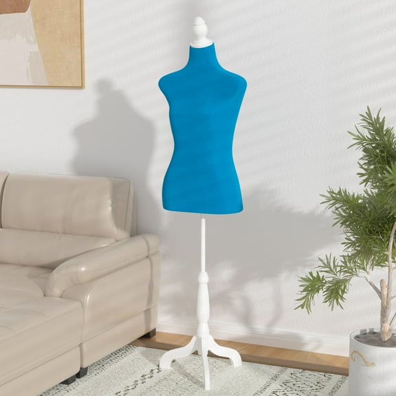 YRLLENSDAN Mannequin Body Torso Female, 49.6-63.6 inch Height Adjustable Sewing Mannequin Woman Foam Torso with Base Stand for Sewing Clothes Dress Form Display
