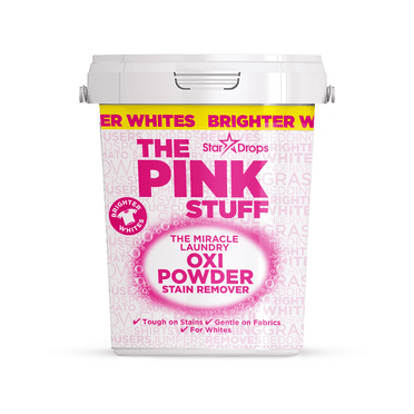 The Pink Stuff, Miracle Laundry Oxi-Powder Stain Remover for Whites, 35.2 oz.
