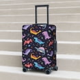 thumbnail image 2 of Lsque Cartoon Dinosaur Printed Luggage Cover, Travel Luggage Protector,Scratch and Dirt Resistant, Fits 18-32 Inch Luggage - Large, 2 of 9
